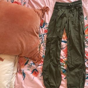 Lululemon Green Track Pants